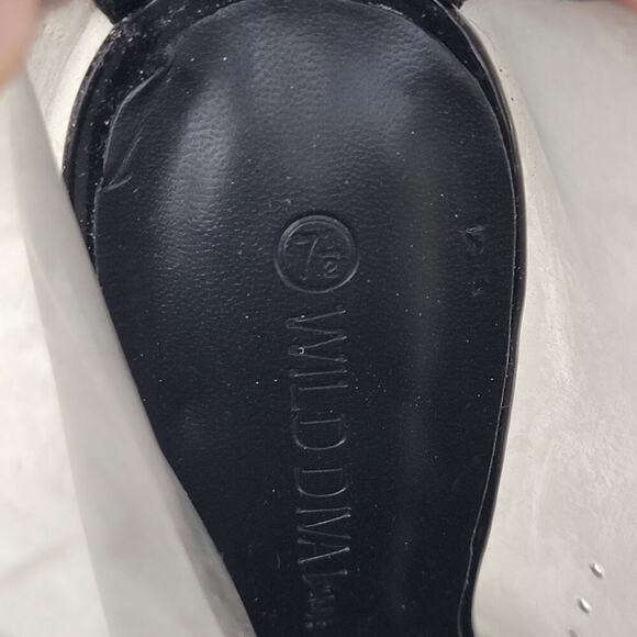 Y2k Wild Diva Clear Chunky Smoke Black Lace Up Heel Boots - 7.5 - Picture 11 of 12